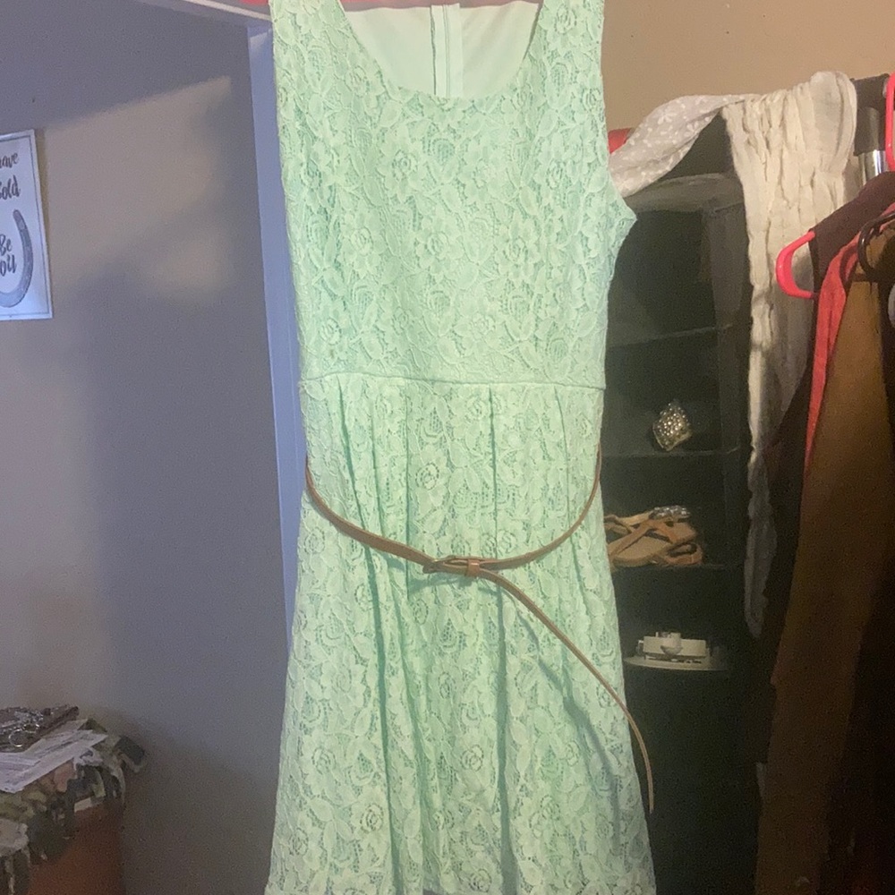 Pastel crochet design dress